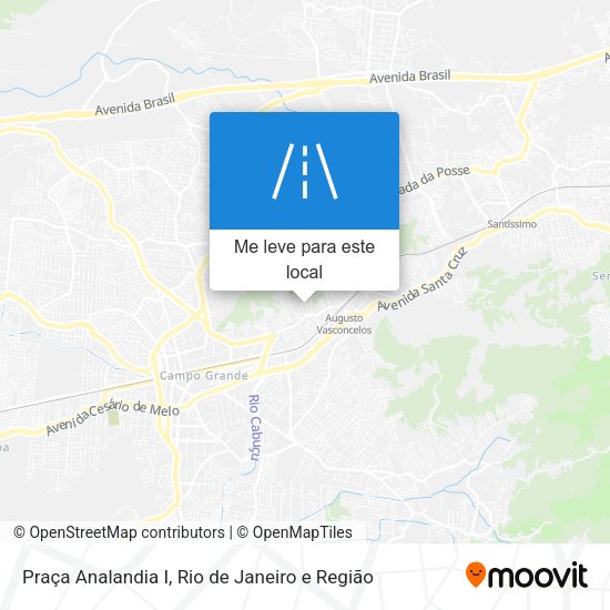Praça Analandia I mapa