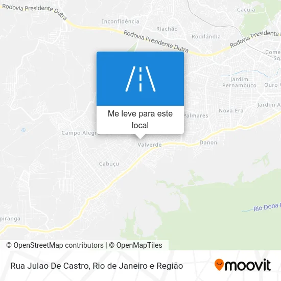 Rua Julao De Castro mapa