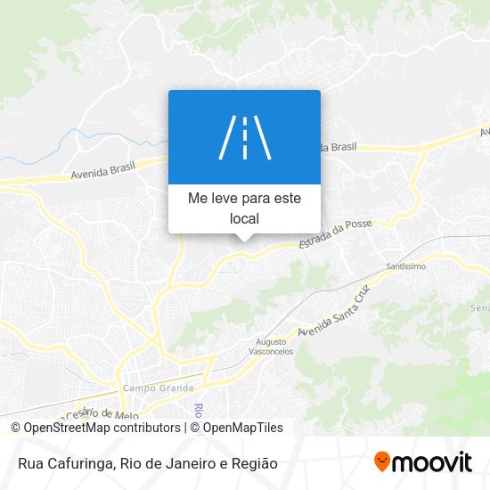 Rua Cafuringa mapa