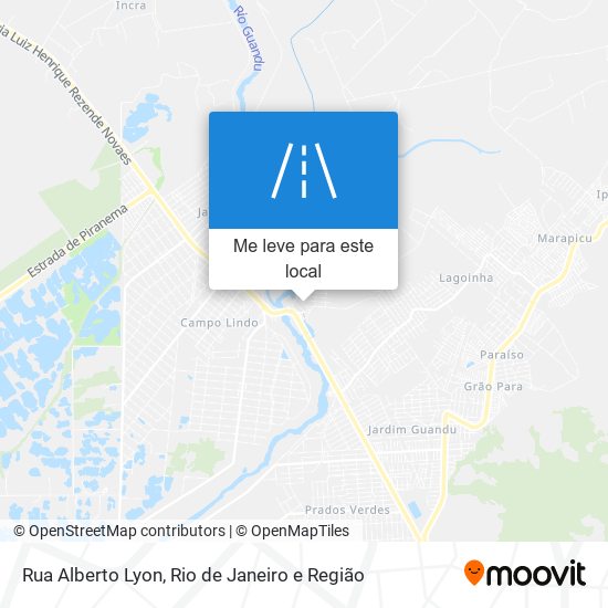 Rua Alberto Lyon mapa