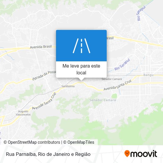 Rua Parnaíba mapa