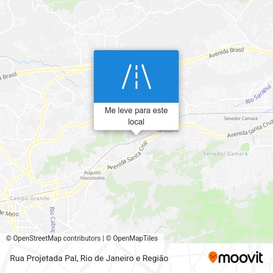 Rua Projetada Pal mapa