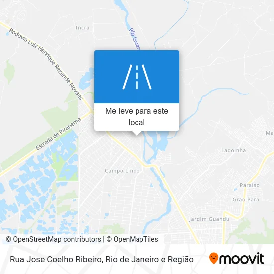 Rua Jose Coelho Ribeiro mapa