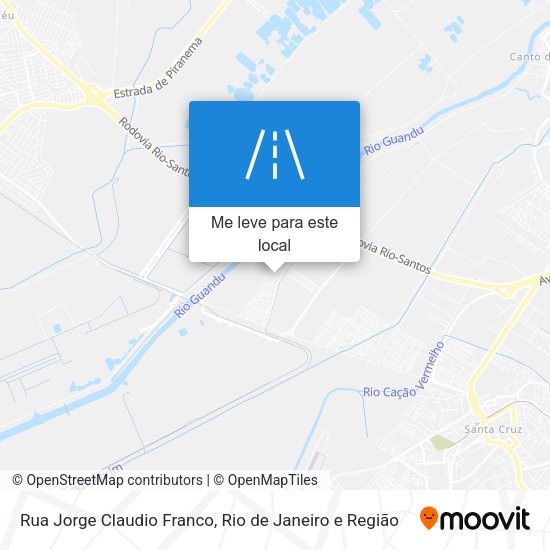 Rua Jorge Claudio Franco mapa