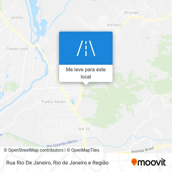 Rua Rio De Janeiro mapa
