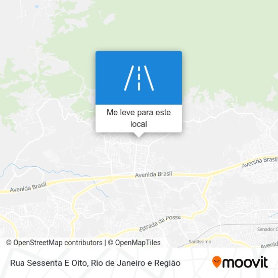 Rua Sessenta E Oito mapa