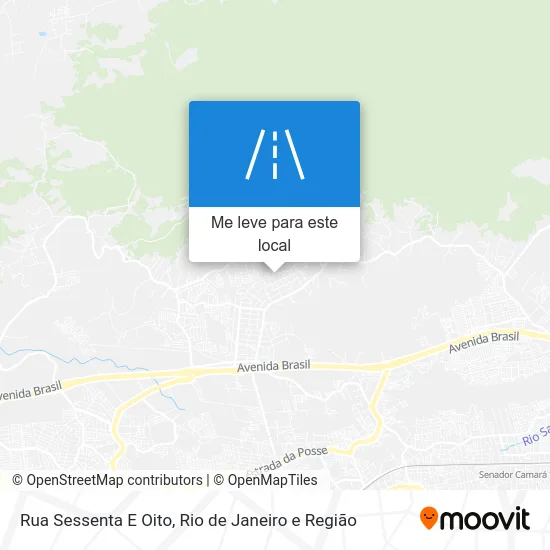 Rua Sessenta E Oito mapa