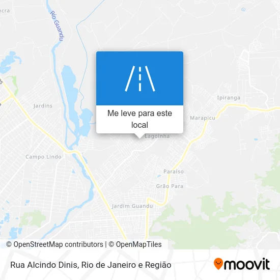 Rua Alcindo Dinis mapa