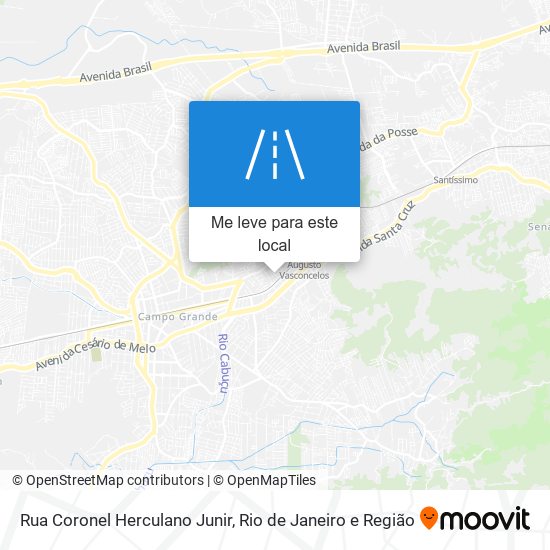 Rua Coronel Herculano Junir mapa