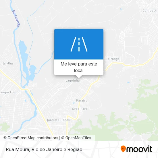 Rua Moura mapa