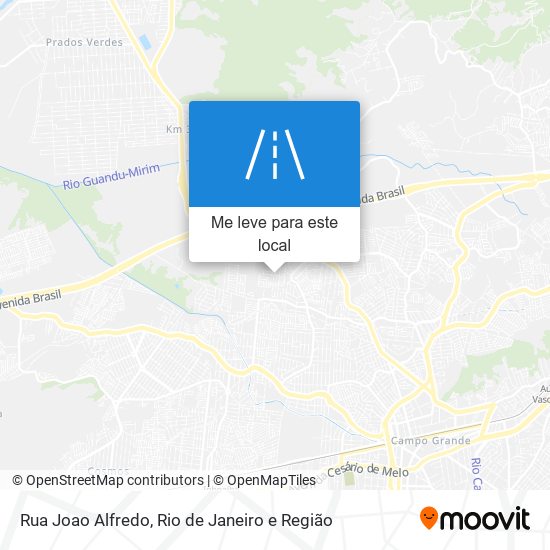 Rua Joao Alfredo mapa