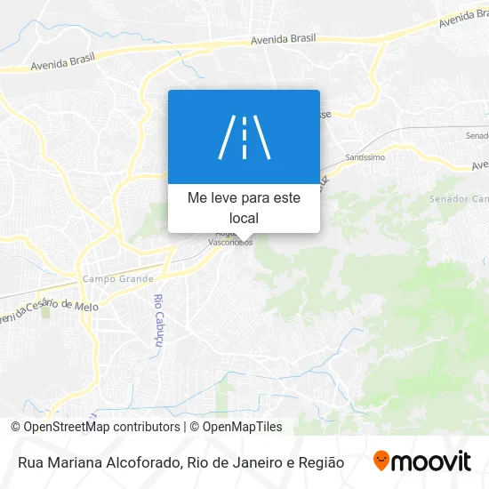 Rua Mariana Alcoforado mapa