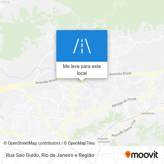 Rua Sao Guido mapa