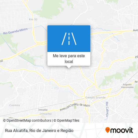 Rua Alcatifa mapa