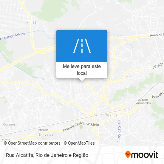 Rua Alcatifa mapa