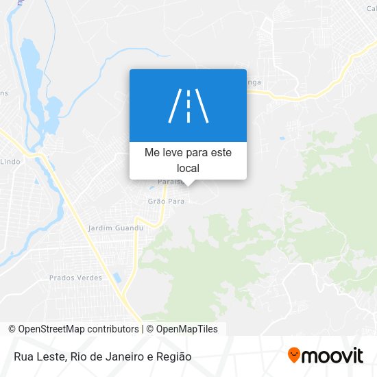 Rua Leste mapa
