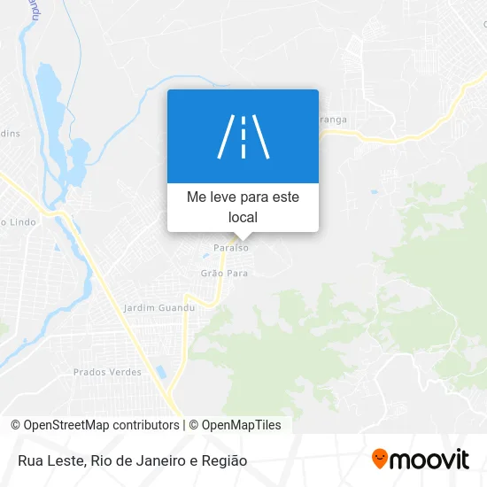 Rua Leste mapa