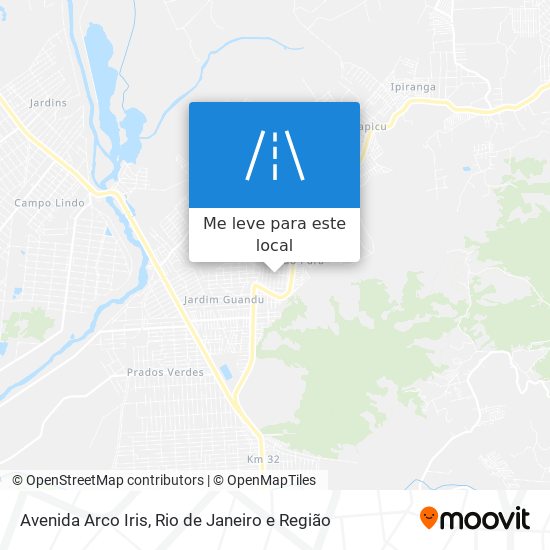 Avenida Arco Iris mapa