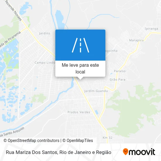 Rua Mariza Dos Santos mapa