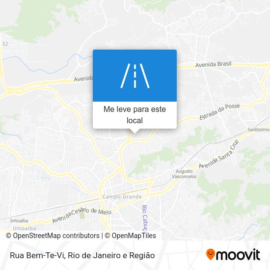 Rua Bem-Te-Vi mapa