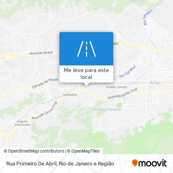 Rua Primeiro De Abril mapa