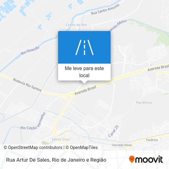 Rua Artur De Sales mapa