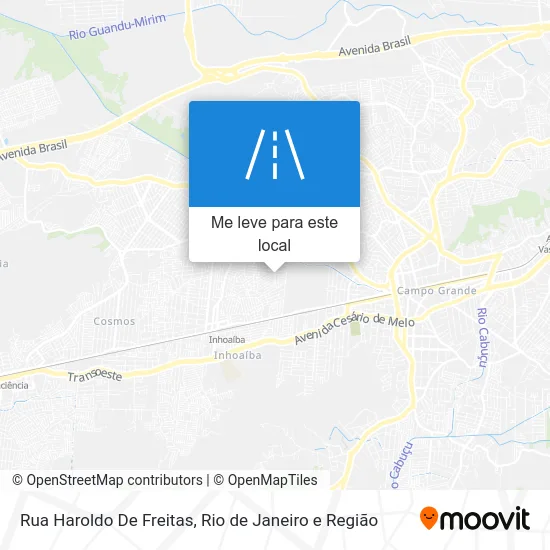 Rua Haroldo De Freitas mapa