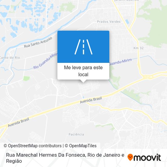 Rua Marechal Hermes Da Fonseca mapa