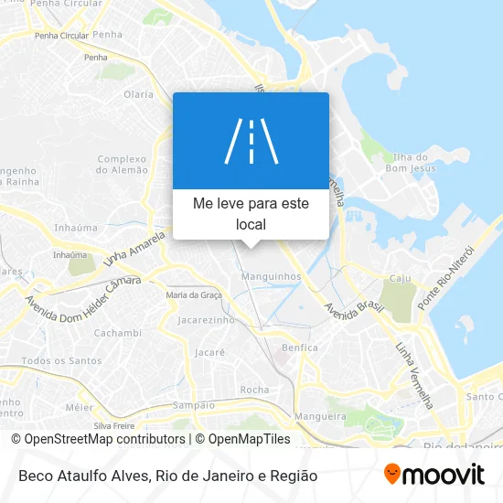 Beco Ataulfo Alves mapa