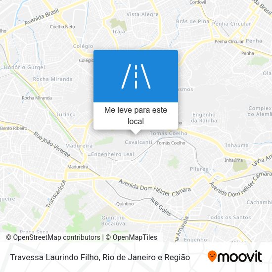 Travessa Laurindo Filho mapa