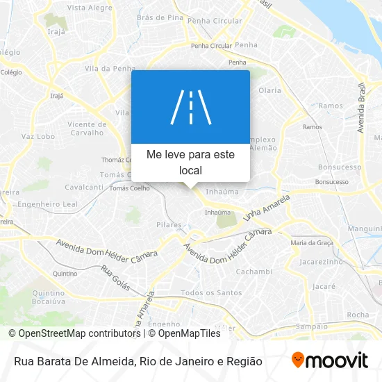 Rua Barata De Almeida mapa