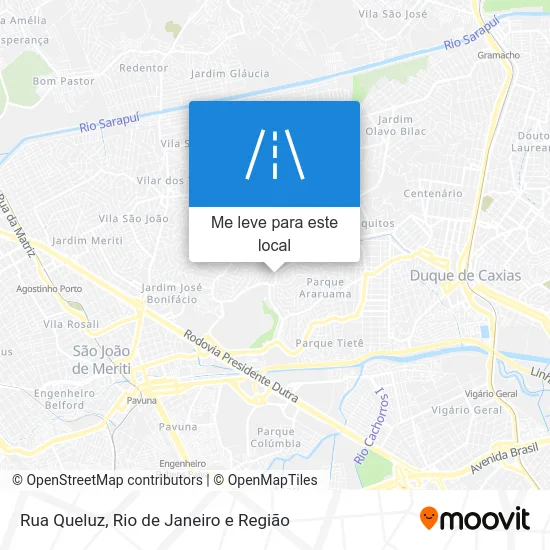 Rua Queluz mapa
