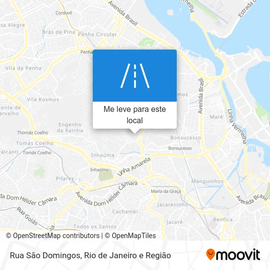 Rua São Domingos mapa
