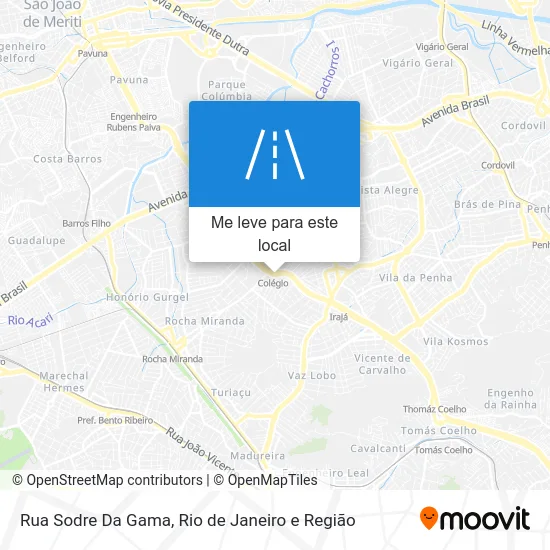 Rua Sodre Da Gama mapa