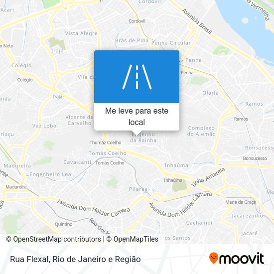 Rua Flexal mapa