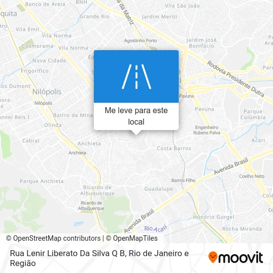 Rua Lenir Liberato Da Silva Q B mapa