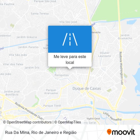 Rua Da Mina mapa