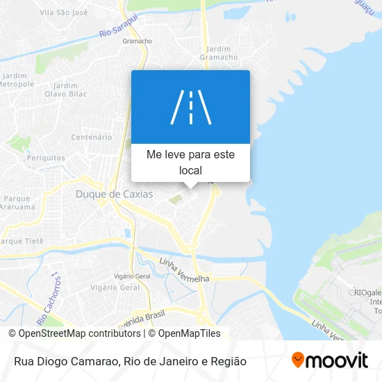 Rua Diogo Camarao mapa