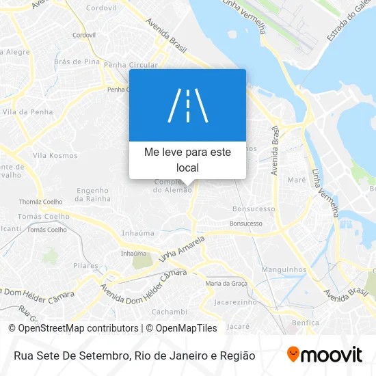 Rua Sete De Setembro mapa