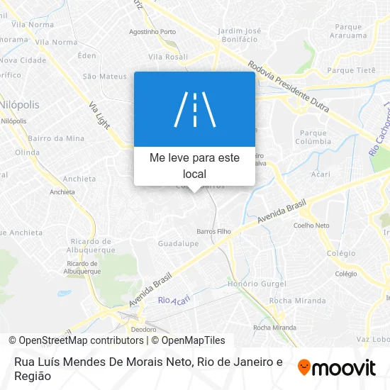 Rua Luís Mendes De Morais Neto mapa