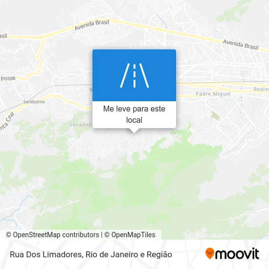 Rua Dos Limadores mapa