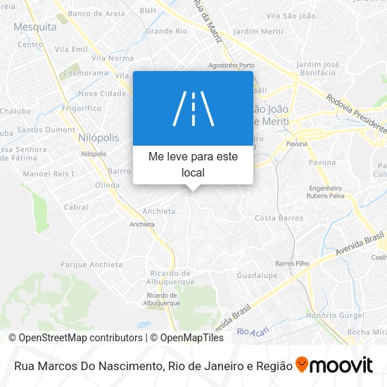 Rua Marcos Do Nascimento mapa