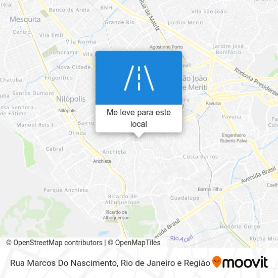 Rua Marcos Do Nascimento mapa