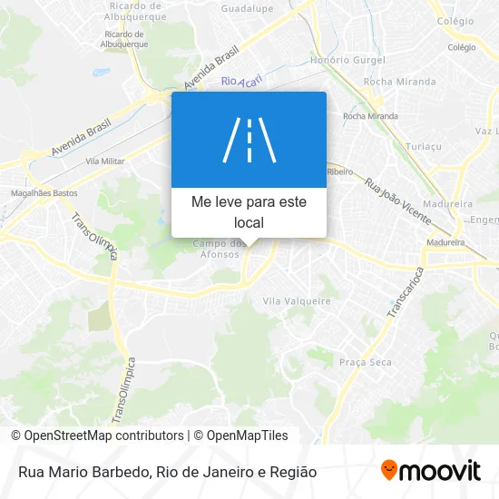 Rua Mario Barbedo mapa