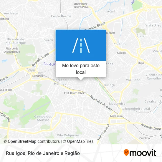 Rua Igoa mapa