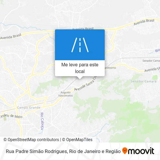 Rua Padre Simão Rodrigues mapa