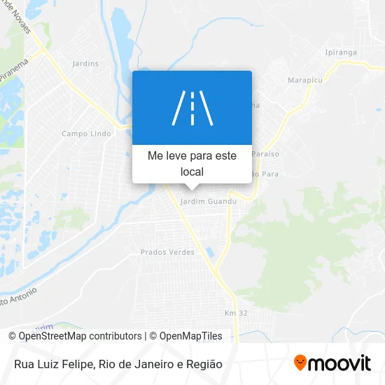 Rua Luiz Felipe mapa