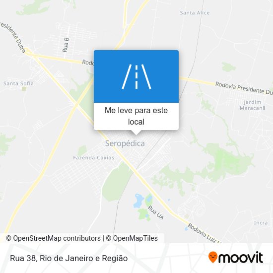 Rua 38 mapa