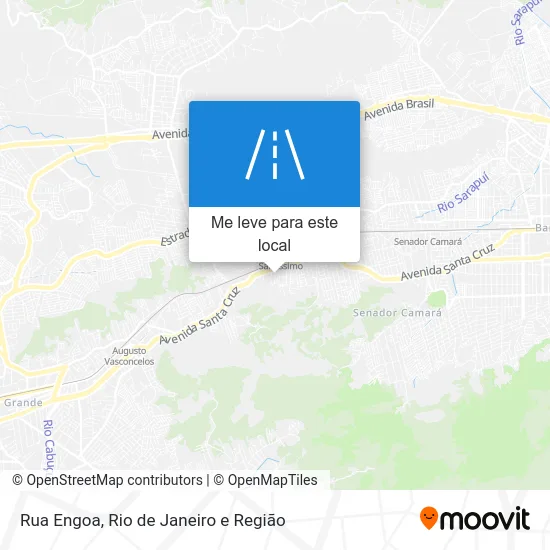 Rua Engoa mapa