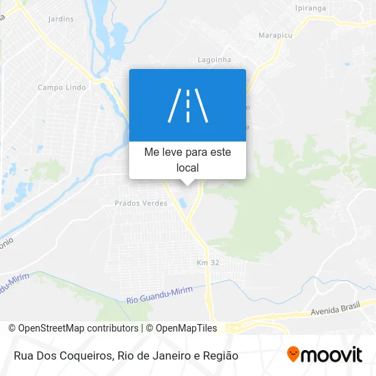 Rua Dos Coqueiros mapa